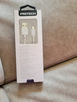 Cable Micro USB PRITECH Carga Rápida 2.1A