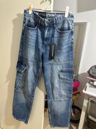 Pantalón vaquero cargo hombre MADENTHEHOOD