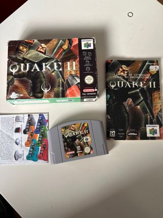 Quake II Nintendo 64 Caja y Manual