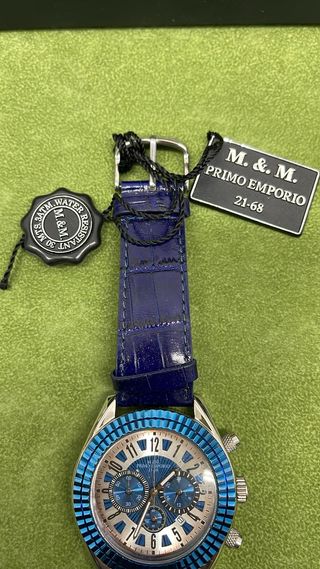 Orologio M&M Primo Emporio Cronografo Blu