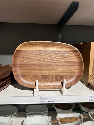 Set Vajilla Madera Bali x 5 articulos