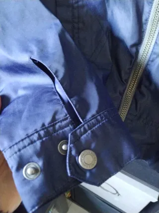 Cazadora Bomber Bershka Azul Mujer Talla S