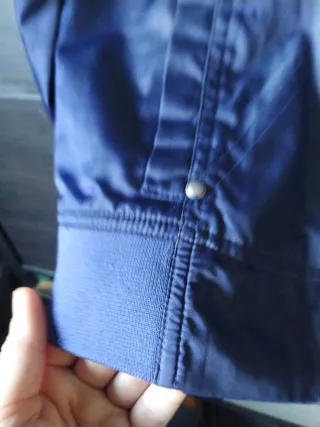 Cazadora Bomber Bershka Azul Mujer Talla S