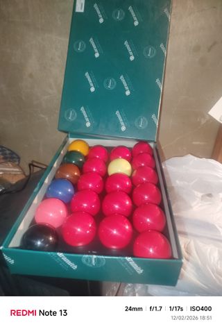 Sfere da Snooker Aramith per Biliardo