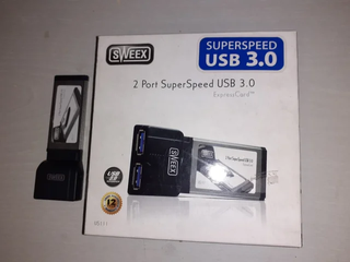 Adaptador SweeX 2 Puertos USB 3.0 ExpressCard