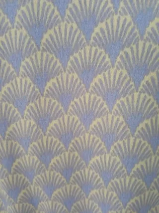 Minifalda pareo estampada morada y beige