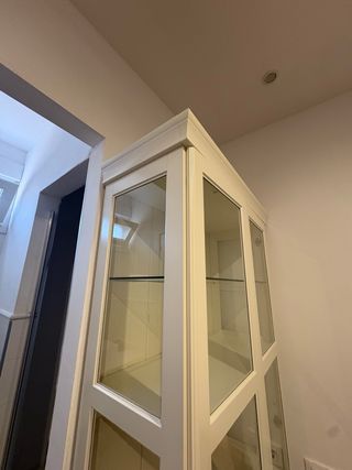 Vitrina Blanca Cristal Madera Ikea