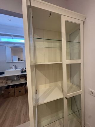 Vitrina Blanca Cristal Madera Ikea