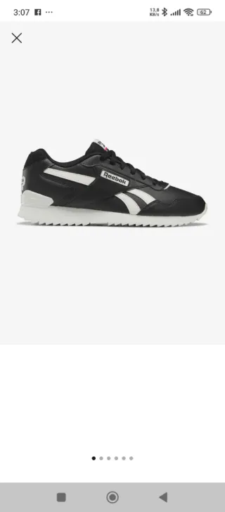 Zapatillas Reebok Negras y Blancas Nuevas