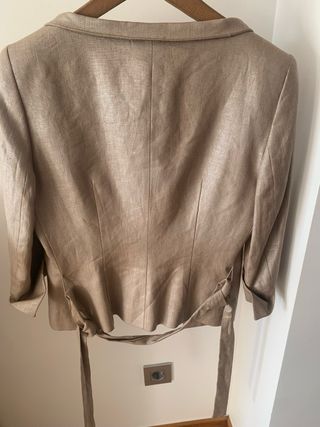 Chaqueta Lino Studio Classics Beige