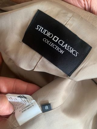 Chaqueta Lino Studio Classics Beige