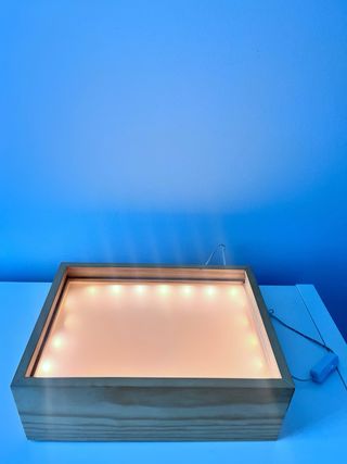 Mesa de luz de madera