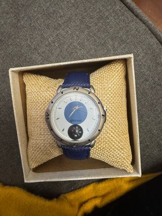 Reloj Quasar Mujer Azul y Blanco