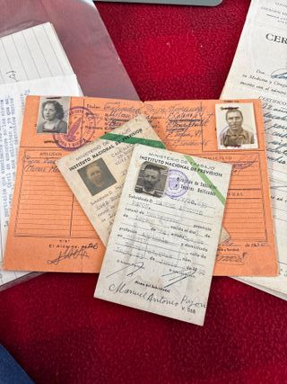 Documentos oficiales antiguos 1940