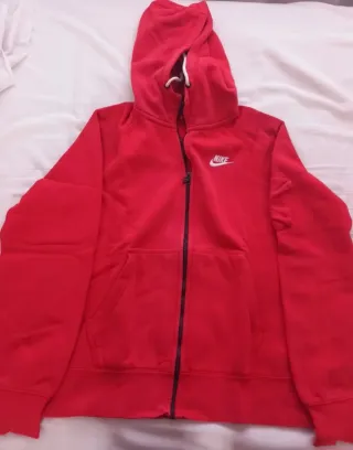 Sudadera Nike Roja con Capucha Talla M