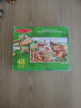Puzzle de suelo Melissa & Doug Dinosaurios 48 piez