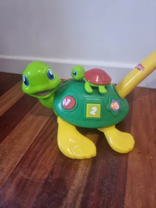 Tortuga musical para empujar