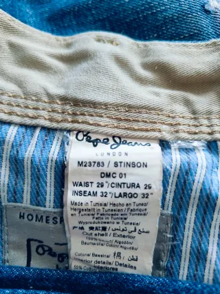 Pantalón vaquero azul Heritage de Pepe Jeans