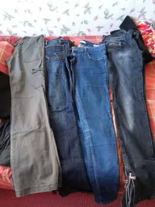 TALLA 34 - Ropa variada vaqueros / pantalones/