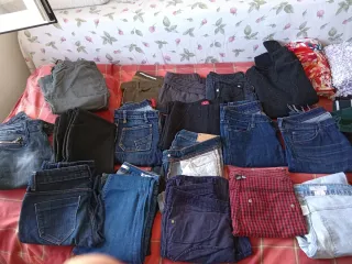 TALLA 34 - Ropa variada vaqueros / pantalones/