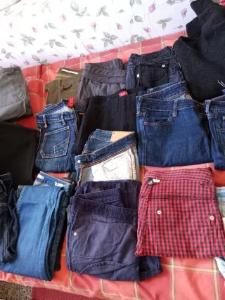 TALLA 34 - Ropa variada vaqueros / pantalones/