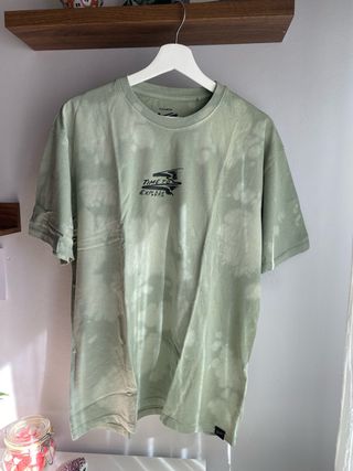 Camiseta Pull&Bear verde tie-dye