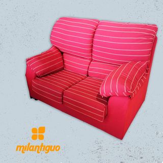 SOFA 2 PLAZAS ROJO R3760073048053