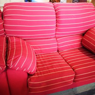 SOFA 2 PLAZAS ROJO R3760073048053