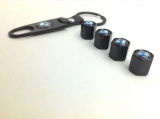 TAPONES VALVULAS + LLAVERO BMW VÁLVULAS