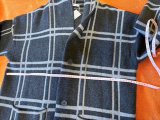 Abrigo Mango Cuadros Talla S