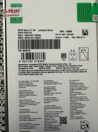 Oppo Reno14 F 5G 256GB