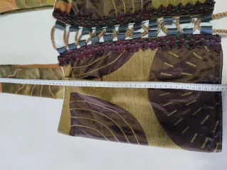 Corpiño Medieval/Temático Marrón y Dorado