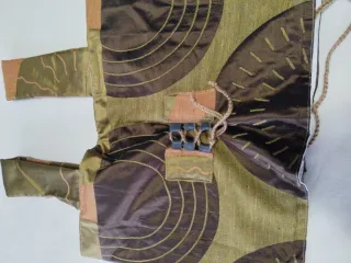 Corpiño Medieval/Temático Marrón y Dorado