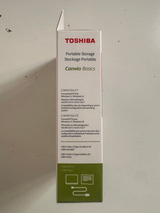 Disco Duro Externo Toshiba 4TB Canvio Basics