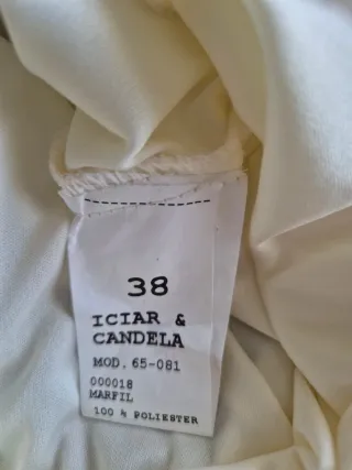 Vestido largo estampado con pedrería