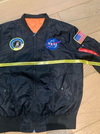 Chaqueta Bomber NASA Negra Unisex