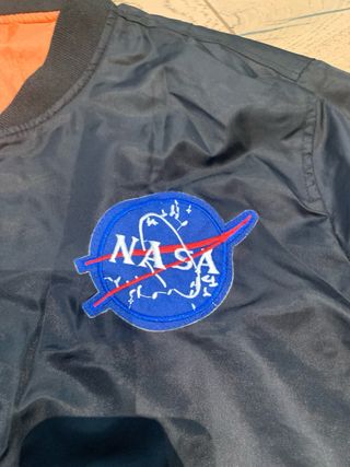 Chaqueta Bomber NASA Negra Unisex