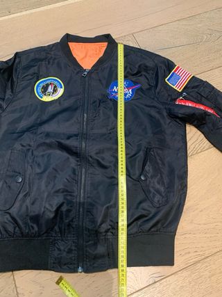 Chaqueta Bomber NASA Negra Unisex