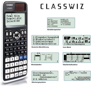 Casio Calculadora técnica ClassWiz FX-991DE X, 696