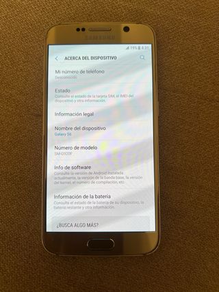 Samsung Galaxy S6 Dorado 32GB