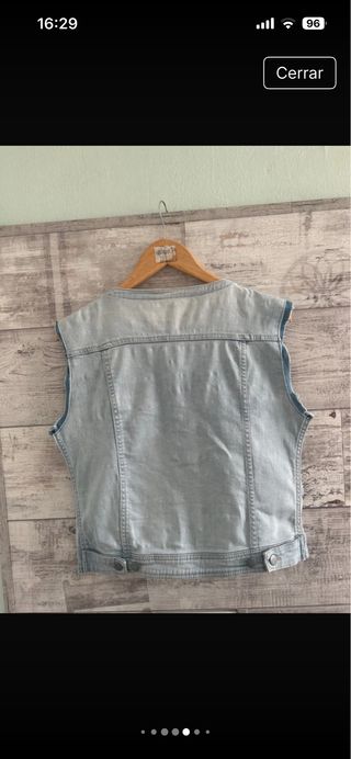 Chaleco tejano mujer talla 40