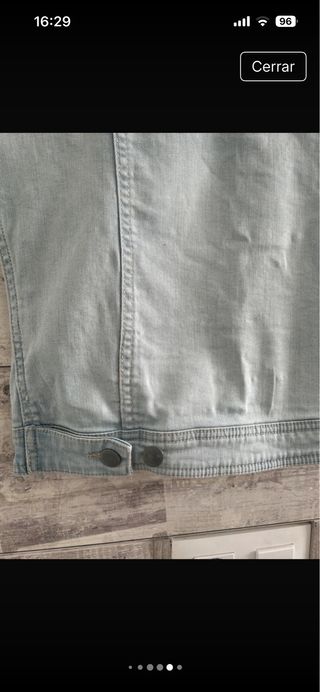 Chaleco tejano mujer talla 40