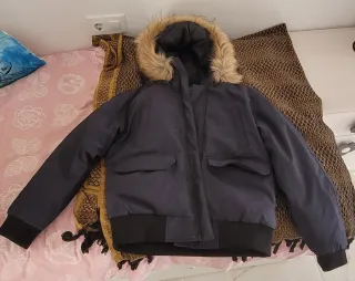 Anorak Zara Talla XL Azul y Verde