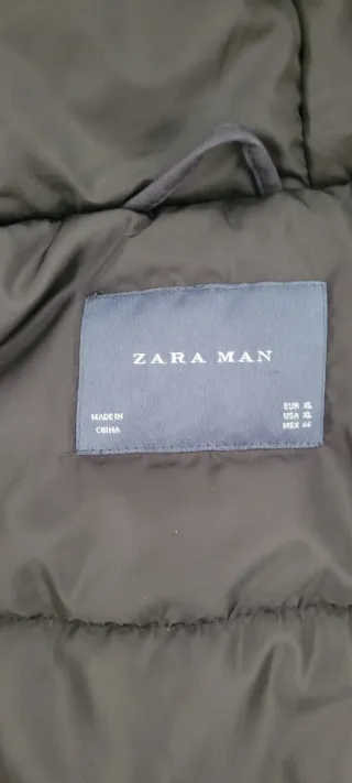 Anorak Zara Talla XL Azul y Verde