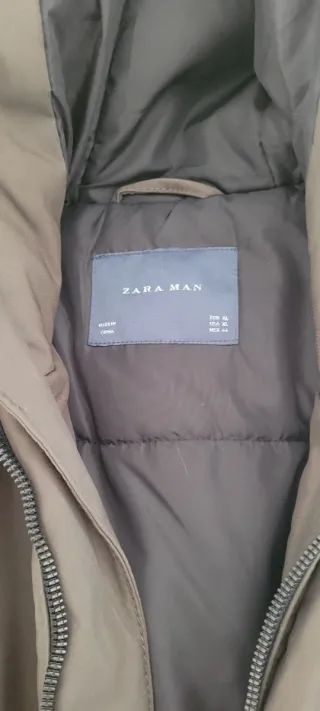 Anorak Zara Talla XL Azul y Verde