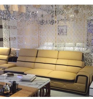 Paravento decorativo a sospensione, separatore d'ambiente