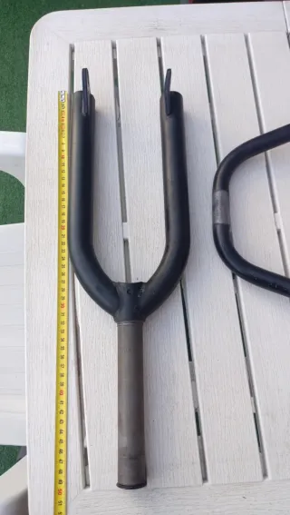 Horquilla + manillar bicicleta bmx