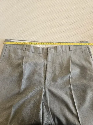 Pantalón de vestir gris hombre