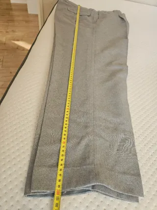 Pantalón de vestir gris hombre
