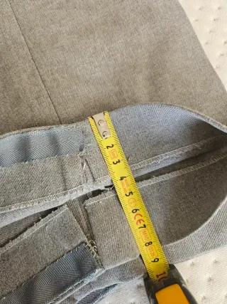 Pantalón de vestir gris hombre